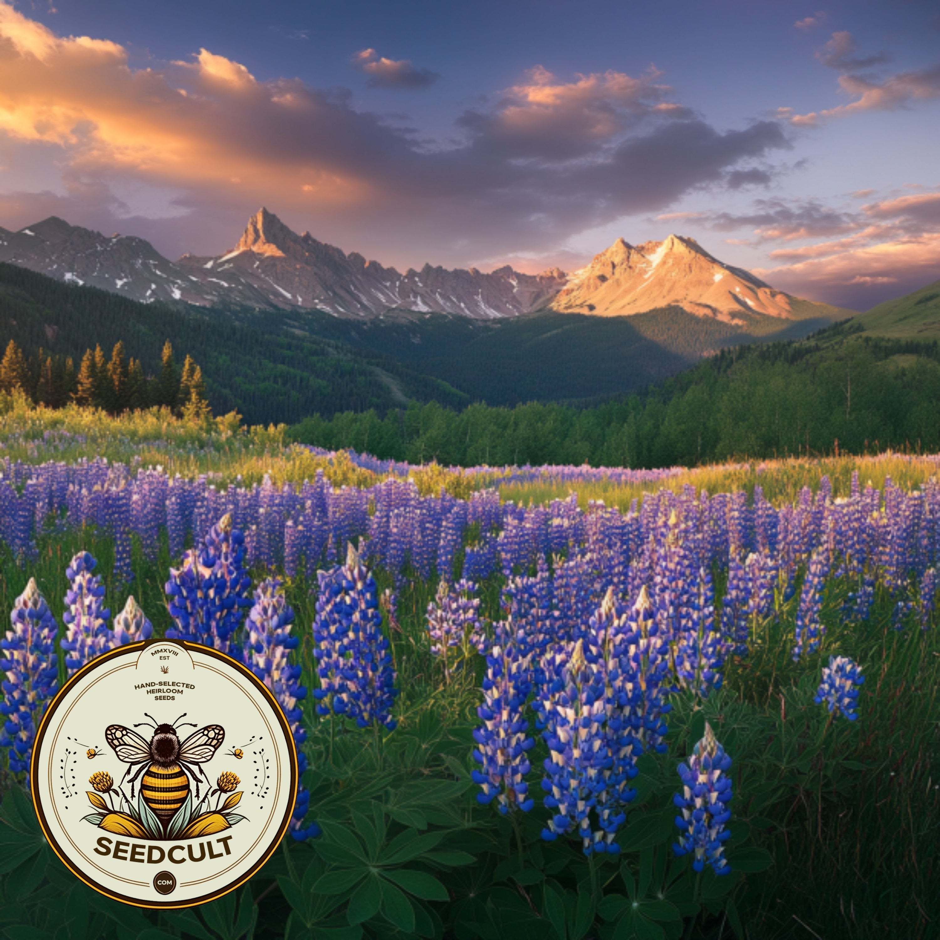 Silvery Mountain Lupine Seeds, Lupinus Argenteus, Silvery Mountain Lupine Seeds, LP0525