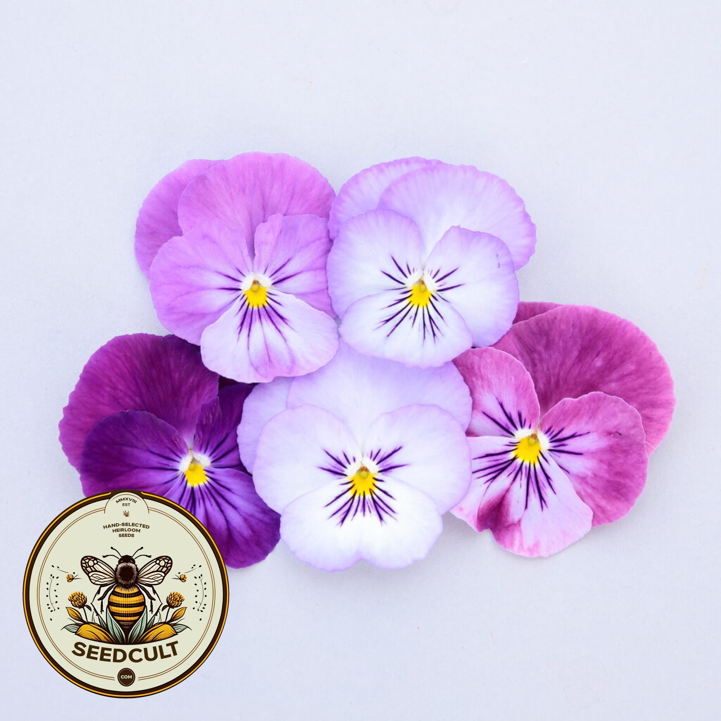 NEW! Lavender Flash Viola Seeds, Colormax, Viola Cornuta, VL3825