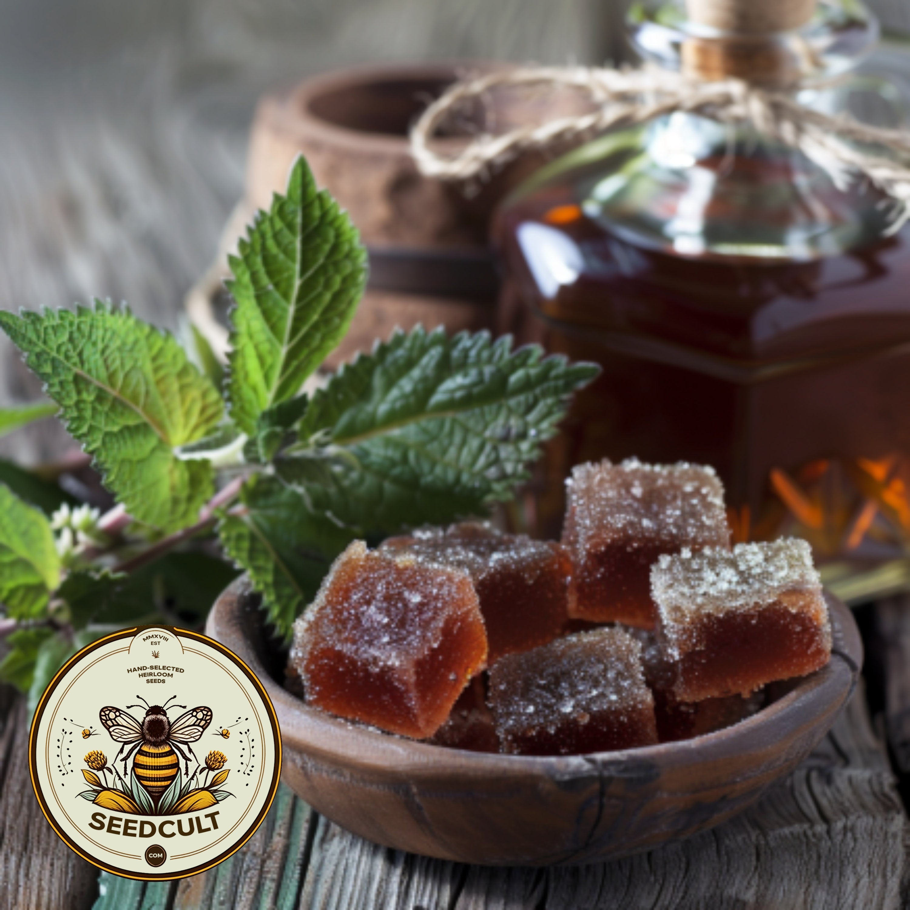 Horehound Seeds, Root Beer/Licorice, Marrubium Vulgare, Medicinal herbs MA6050