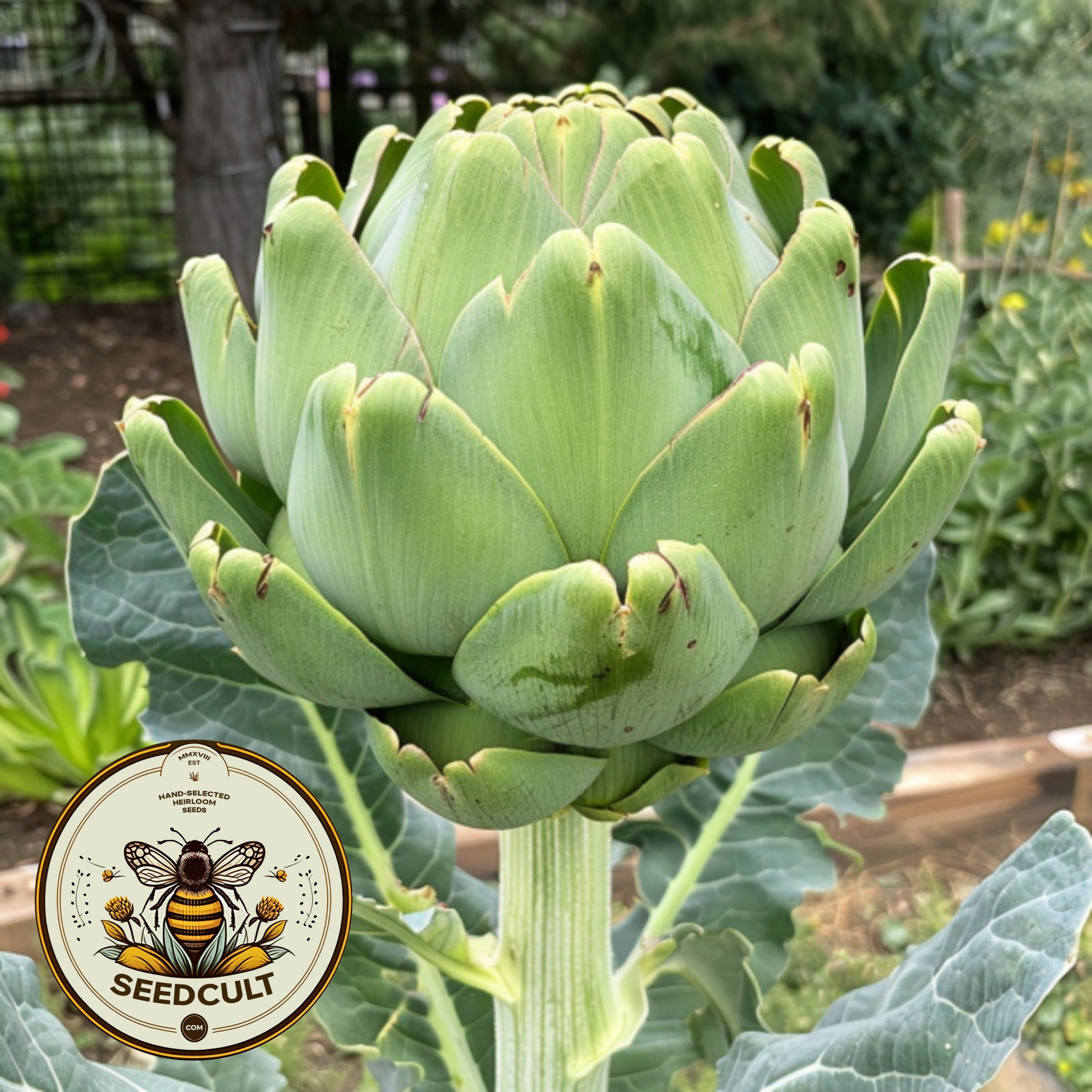 Green Globe Artichoke Seeds, Food Forest, Perennial Vegetables, Cynara Cardunculus, CY5025