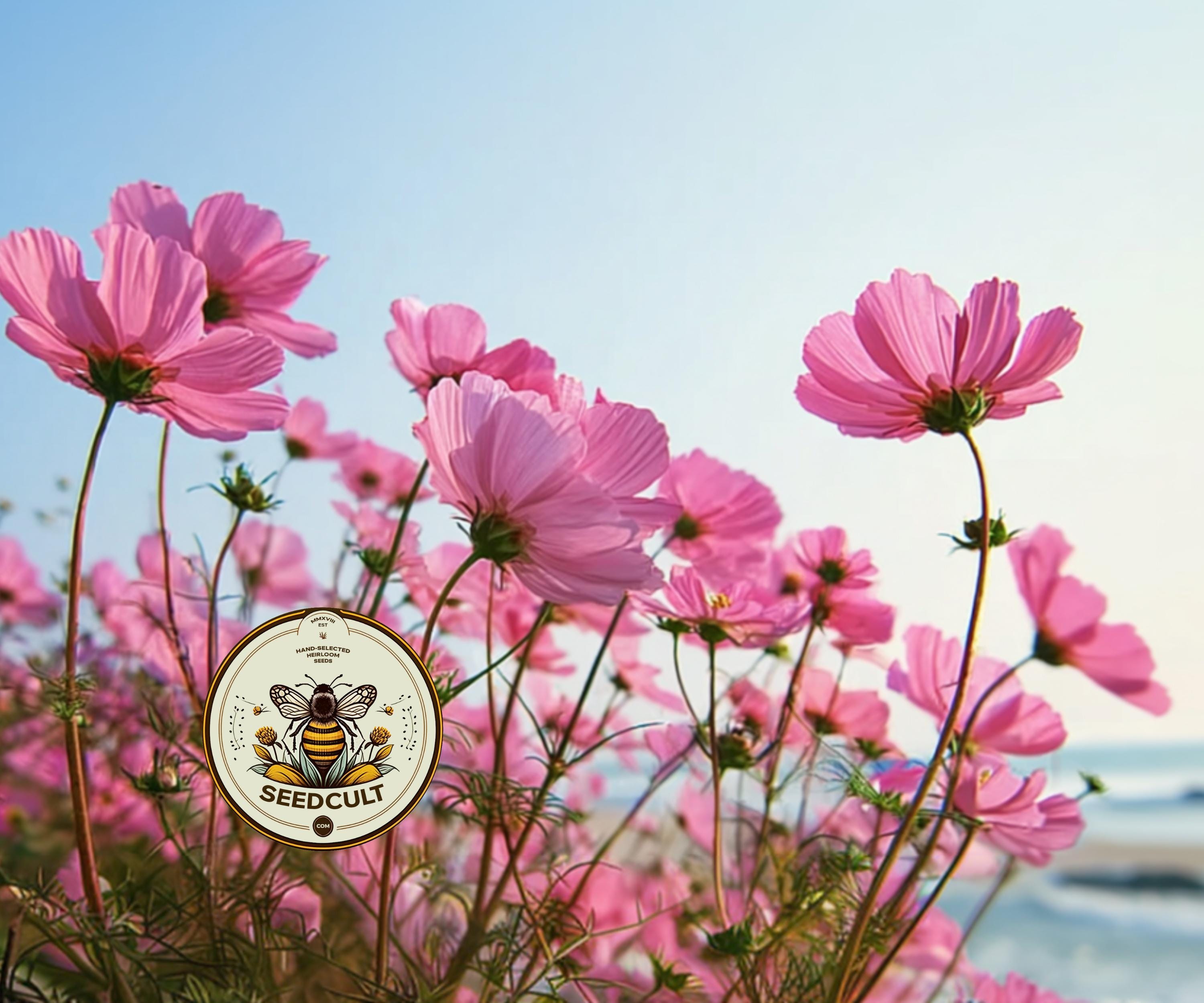 NEW! Pinkie Cosmos Seeds, Cosmos Bippinatus CO2150