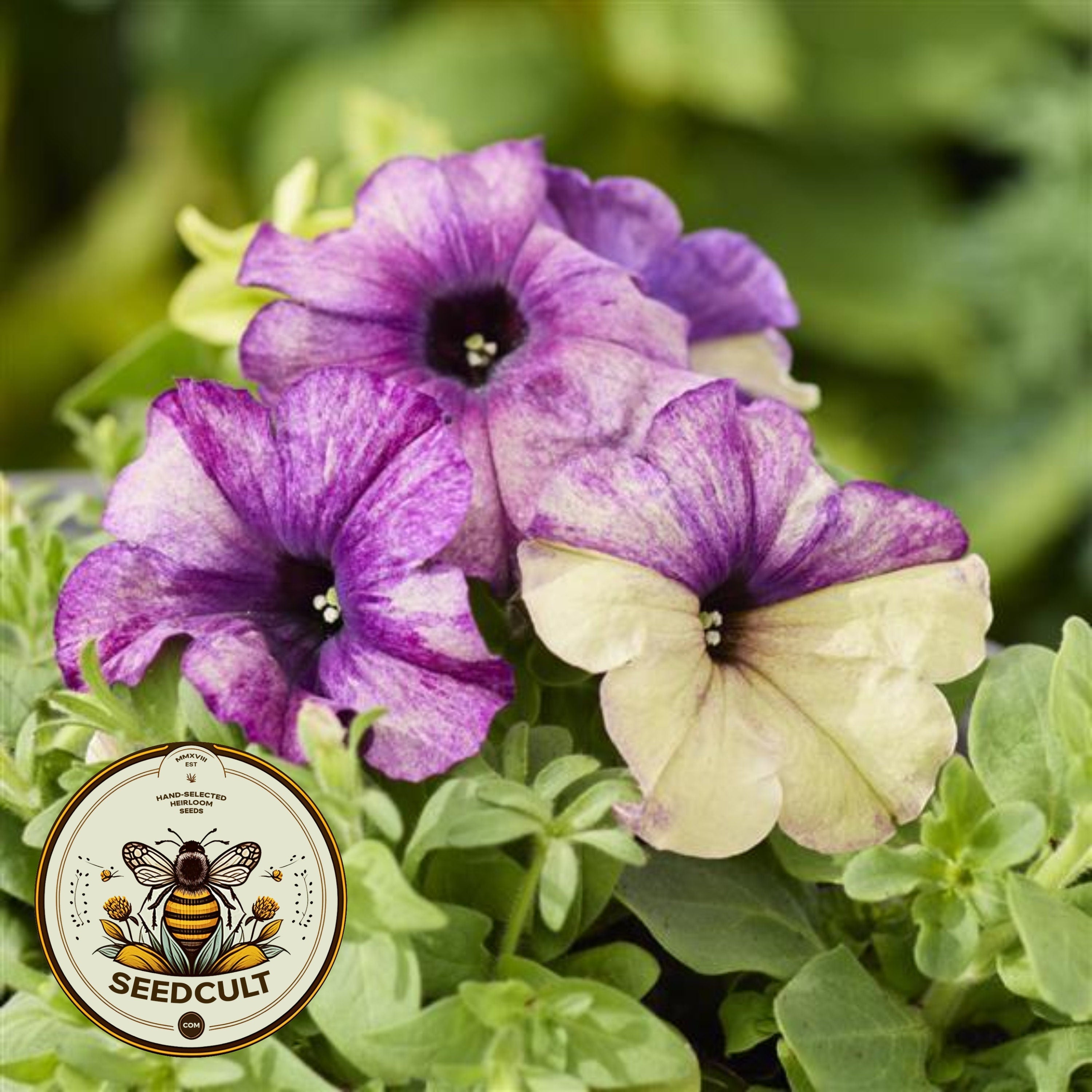 NEW! Blueberry Shake Petunia Seeds, Pelleted for easier sowing and germination, Petunia Hybrida PE6725P