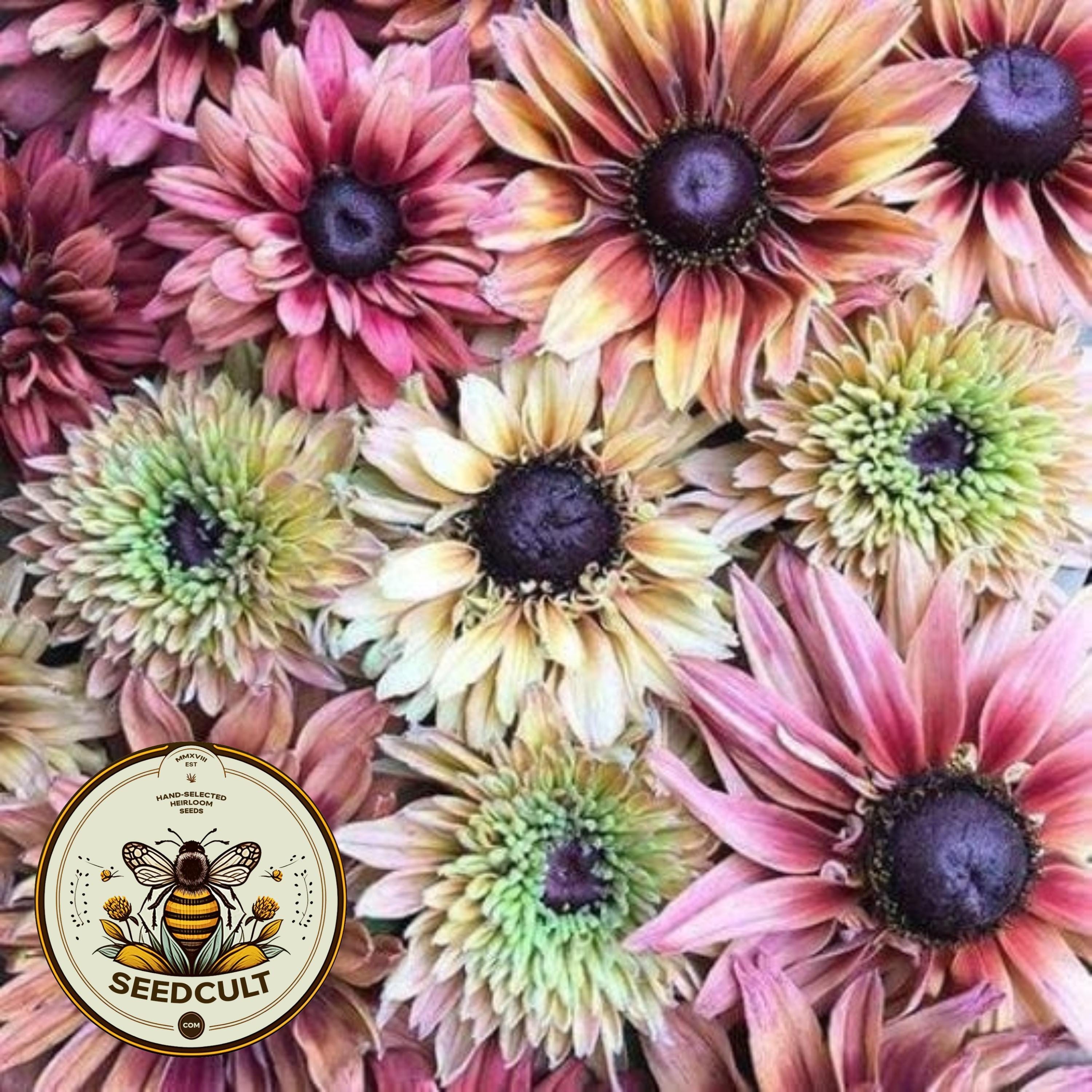 Sahara Rudbeckia Seeds, Black Eyed Susan Rudbeckia Hirta RU0425
