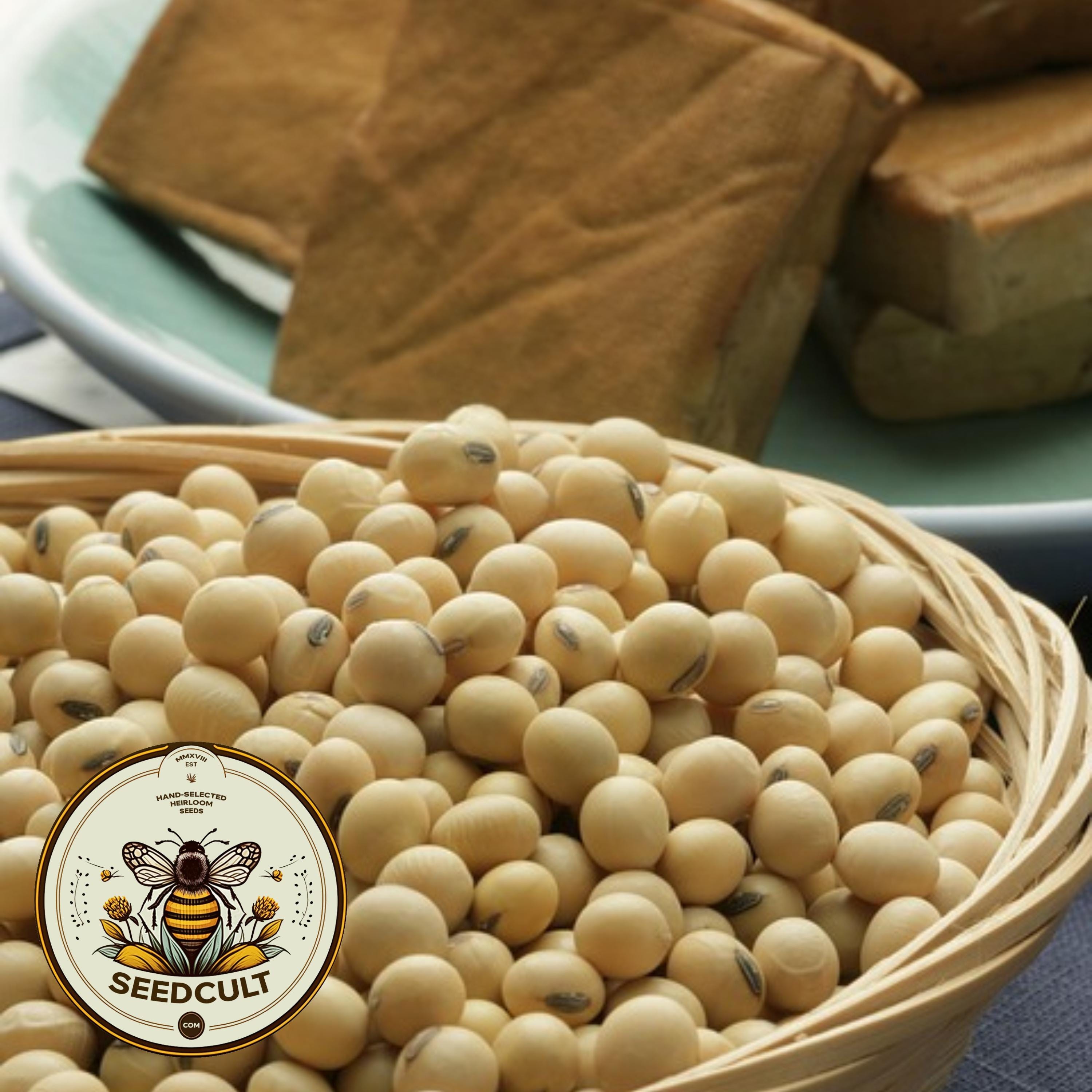 Bulk Organic Butterbean Edamame Soybean Seeds, Japanese Edamame, Glycine Max GL011C