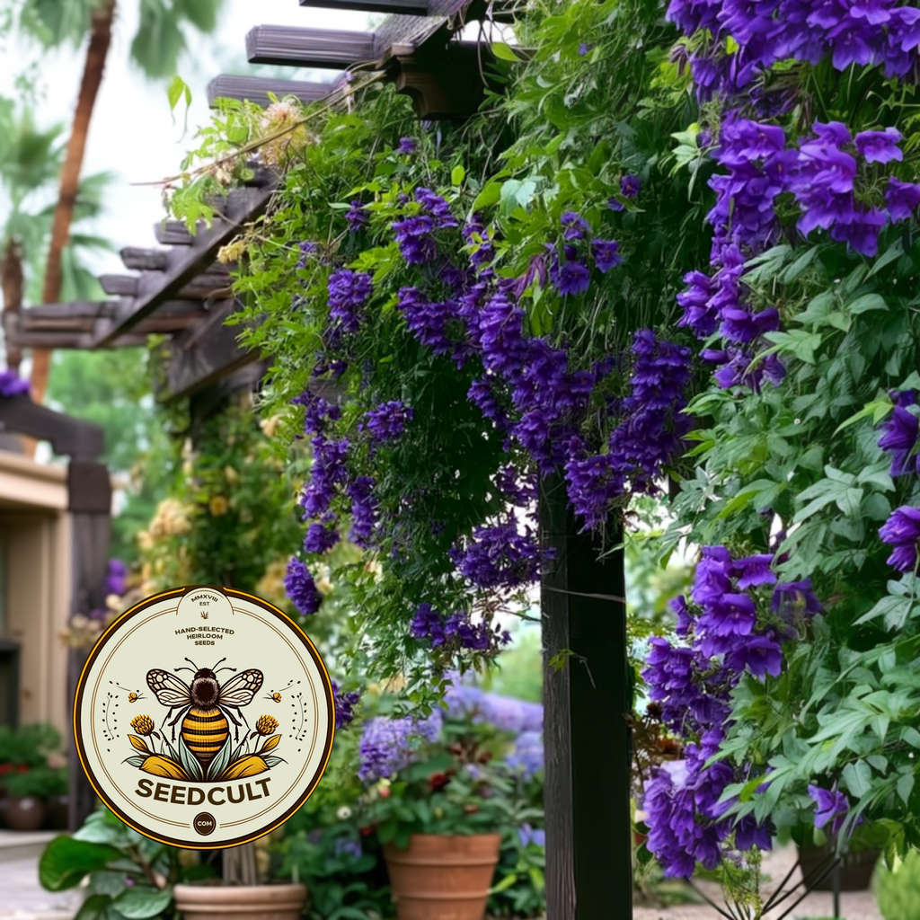 Climbing Snapdragon Vine Seeds, Joan Loraine Asarina Scandens, Purple Trellis Vine
