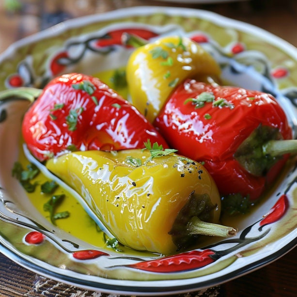 Italian Pepperoncini Pepper Seeds, Capsicum Annuum Friggitello CH1025