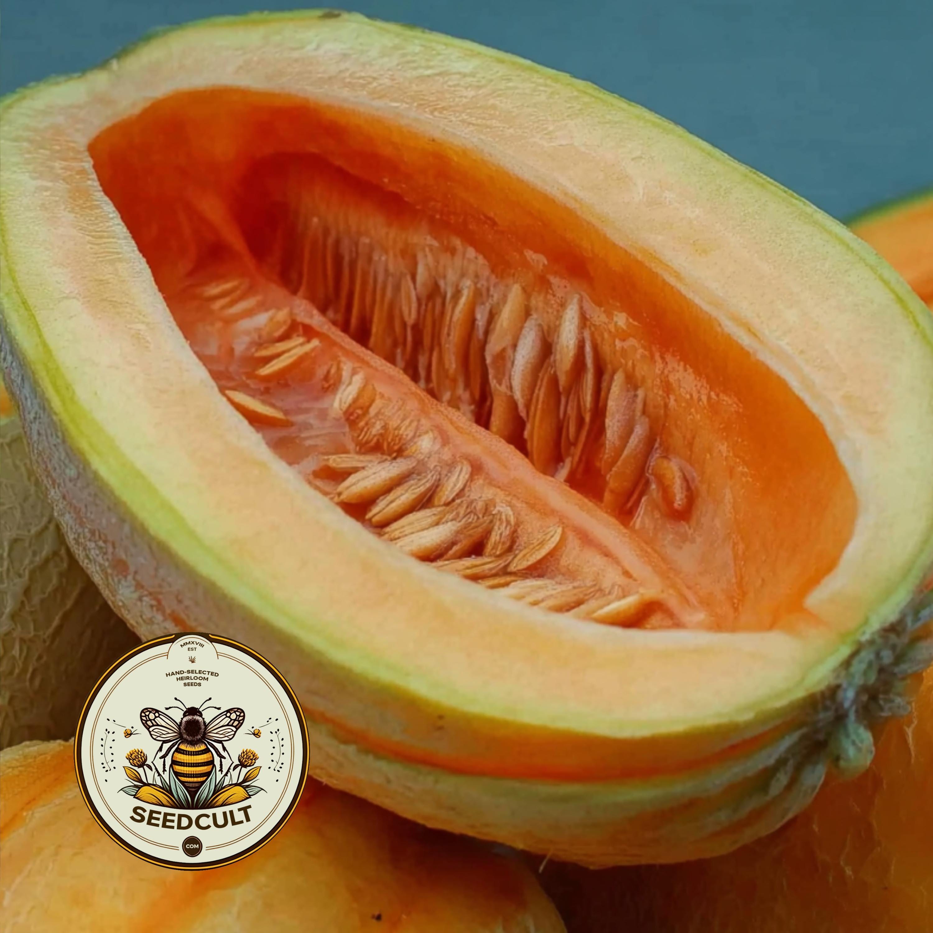 NEW! Banana Melon Seeds, Cucumis melo var. cantalupensis, CU2425