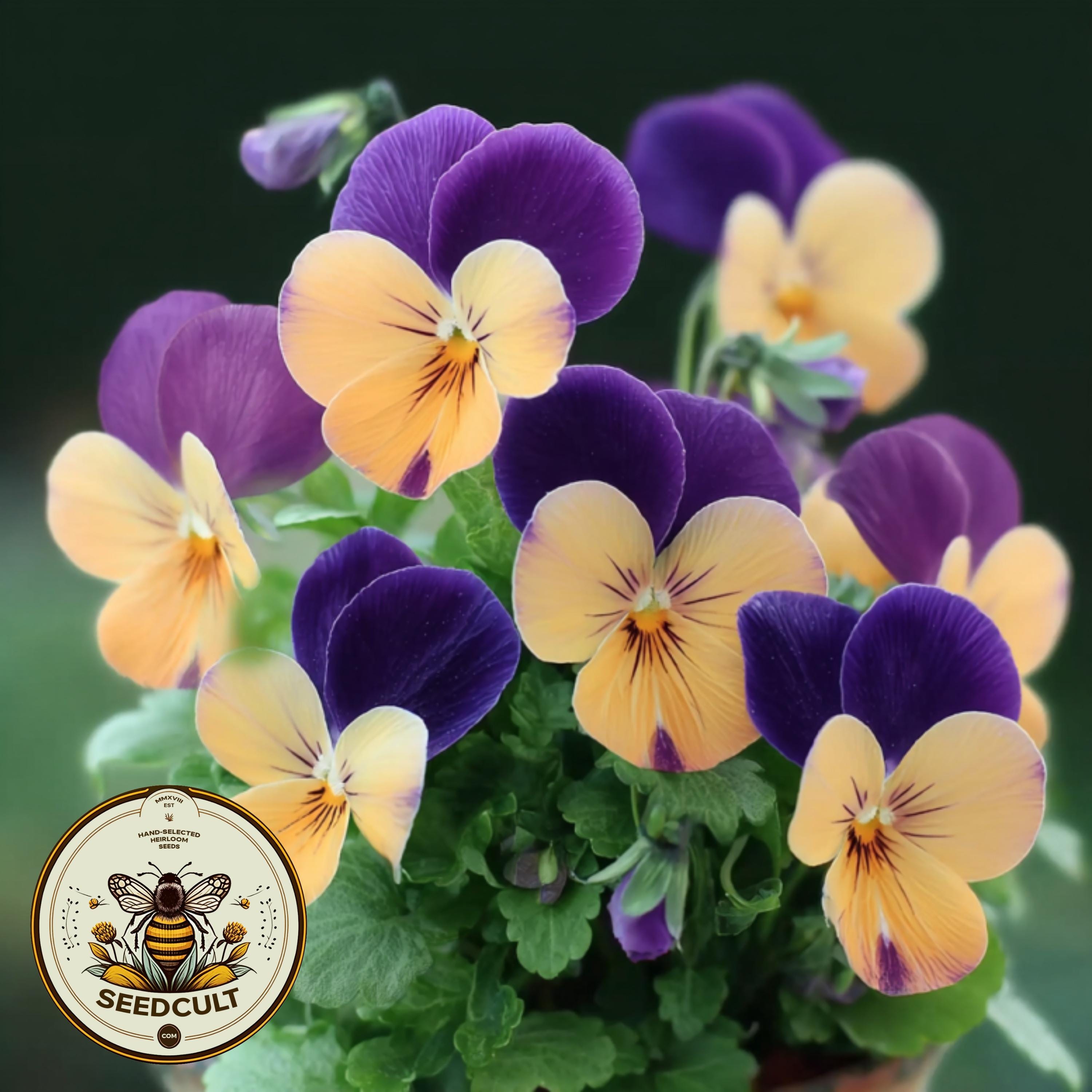 NEW! Rare Penny Peach Jump Up Viola, Viola Cornuta, VL4220