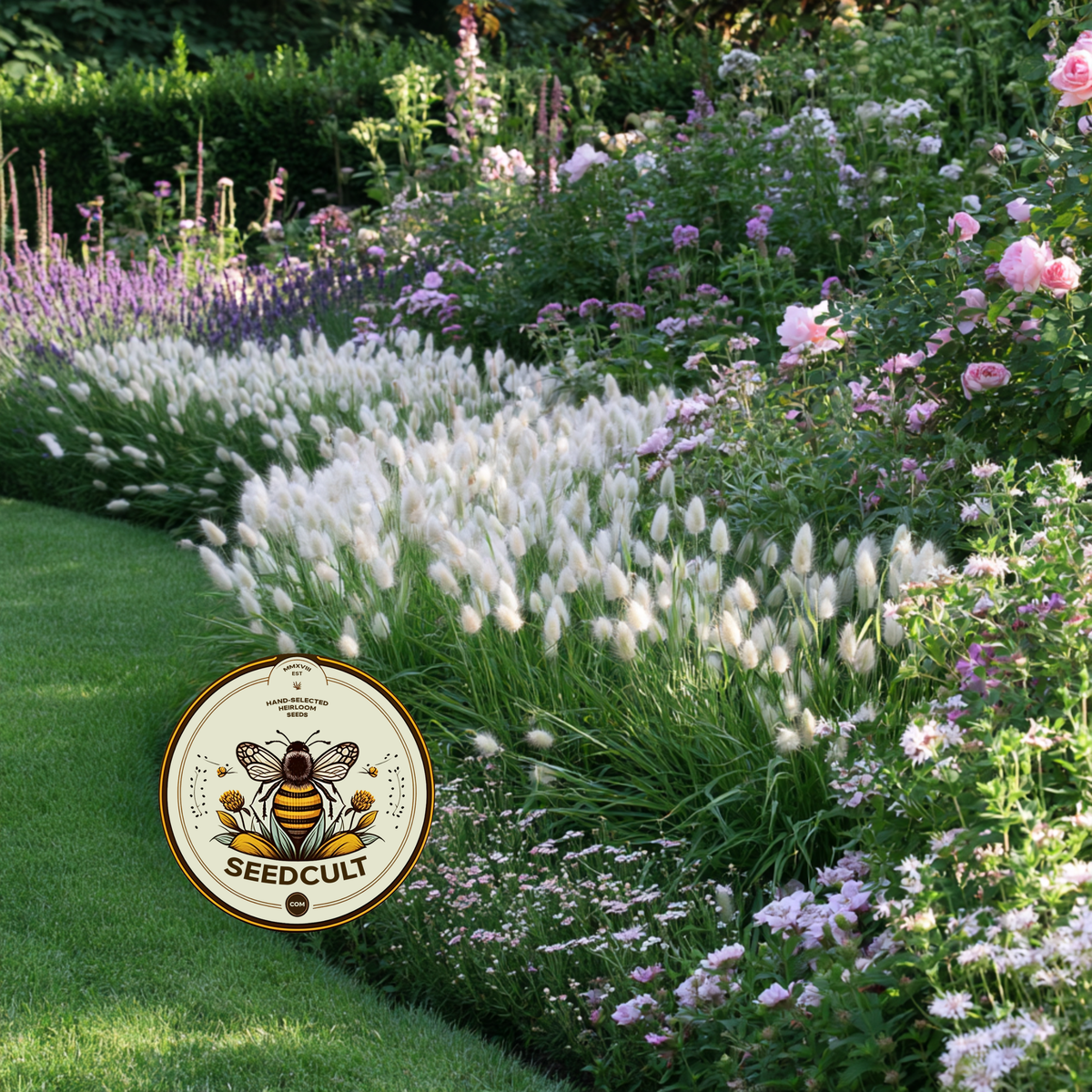 Bunny Tail Seeds, Hare's Tail, Ornamental Grass, Crafts, Dried Flowers, Lagarus Ovatus, LG0150