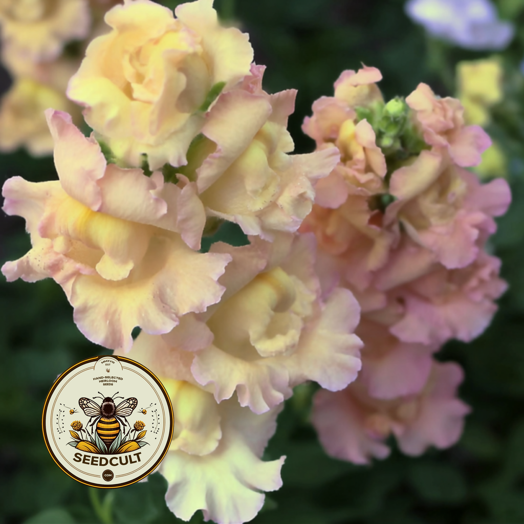 Snapstar Champagne Snapdragon Seeds, Antirrhinum majus AN7525