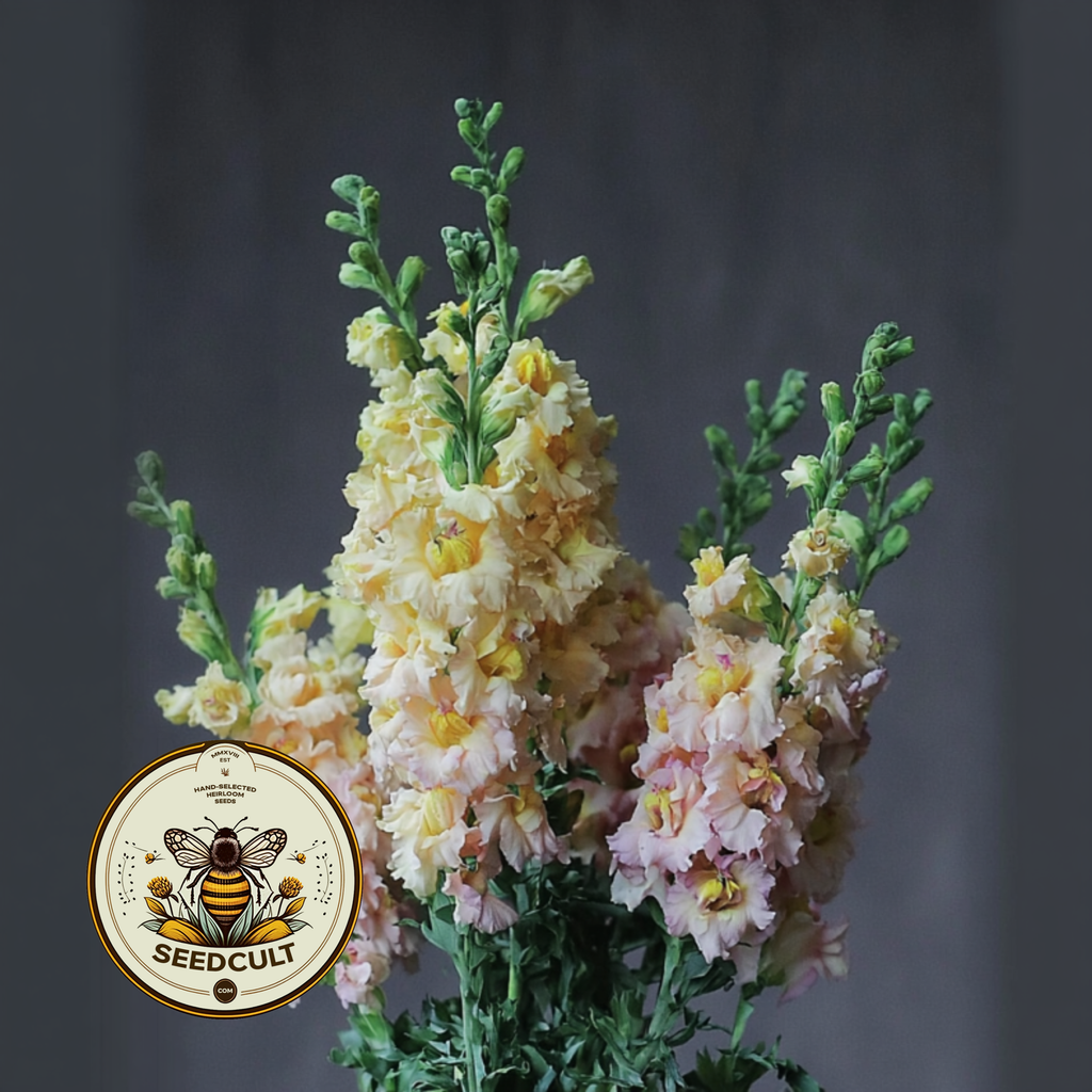 Snapstar Champagne Snapdragon Seeds, Antirrhinum majus AN7525