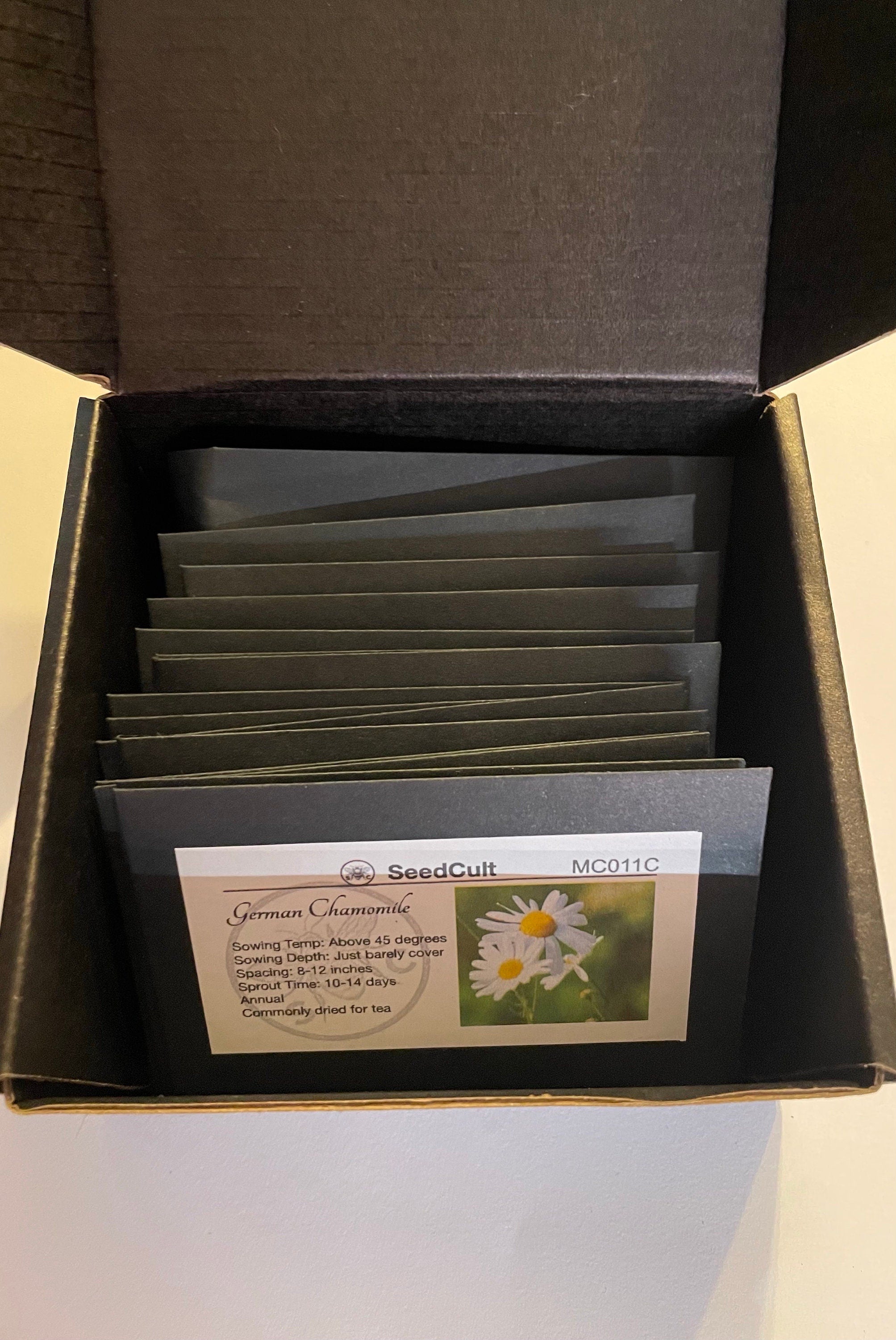 Medicinal Herb Seed Collection in Gift Box, Sampler Gift, 10 Individual Packs, 01MH10