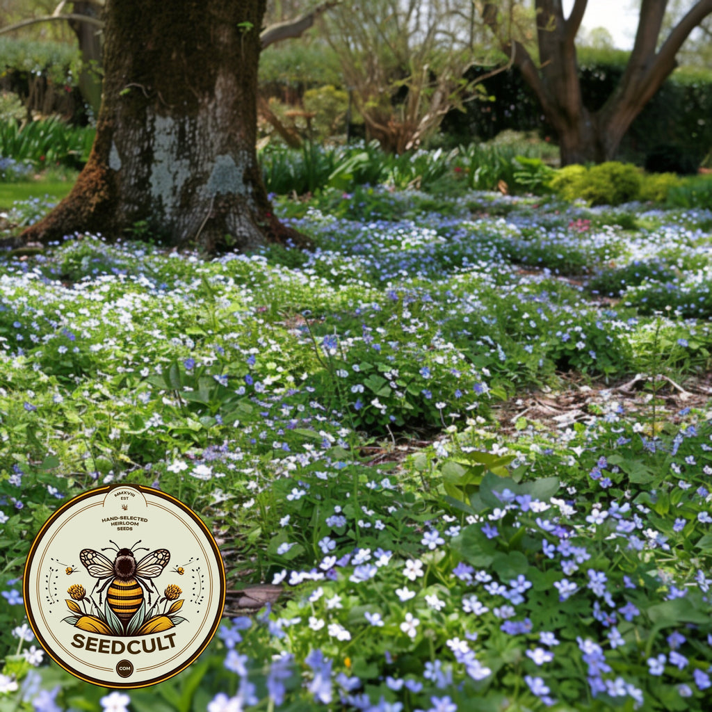 NEW! Native Freckles Violet Ground Cover Seeds, Perennial, Viola Sororia VL2910R