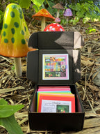 Rainbow Fuel Garden Seed Collection in Gift Box, Rainbow Food, Sampler, 14 Individual Packs, 01RF14