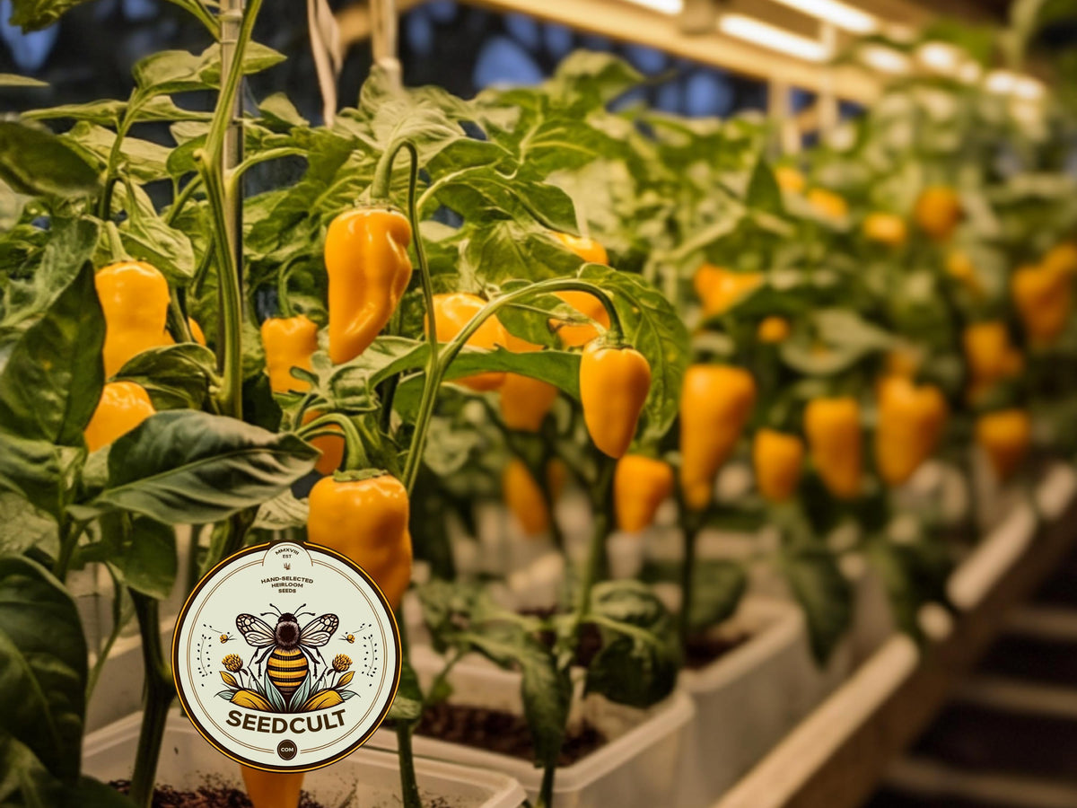 Yellow Habanero Pepper Seeds, Capsicum Annuum CH3425